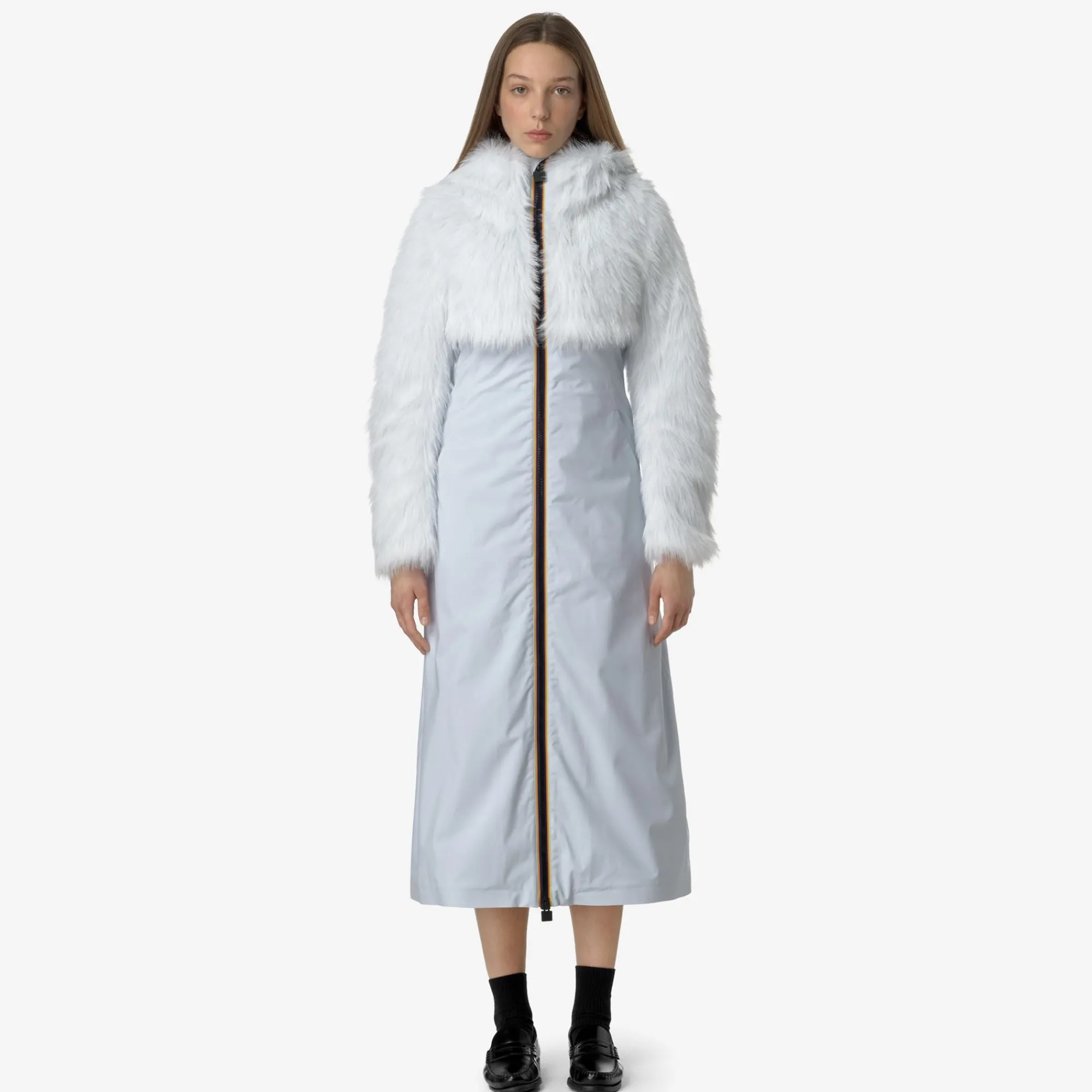 Donna K-Way Piumini E Giacche Lunghe^MENIL ECO FUR BONDED