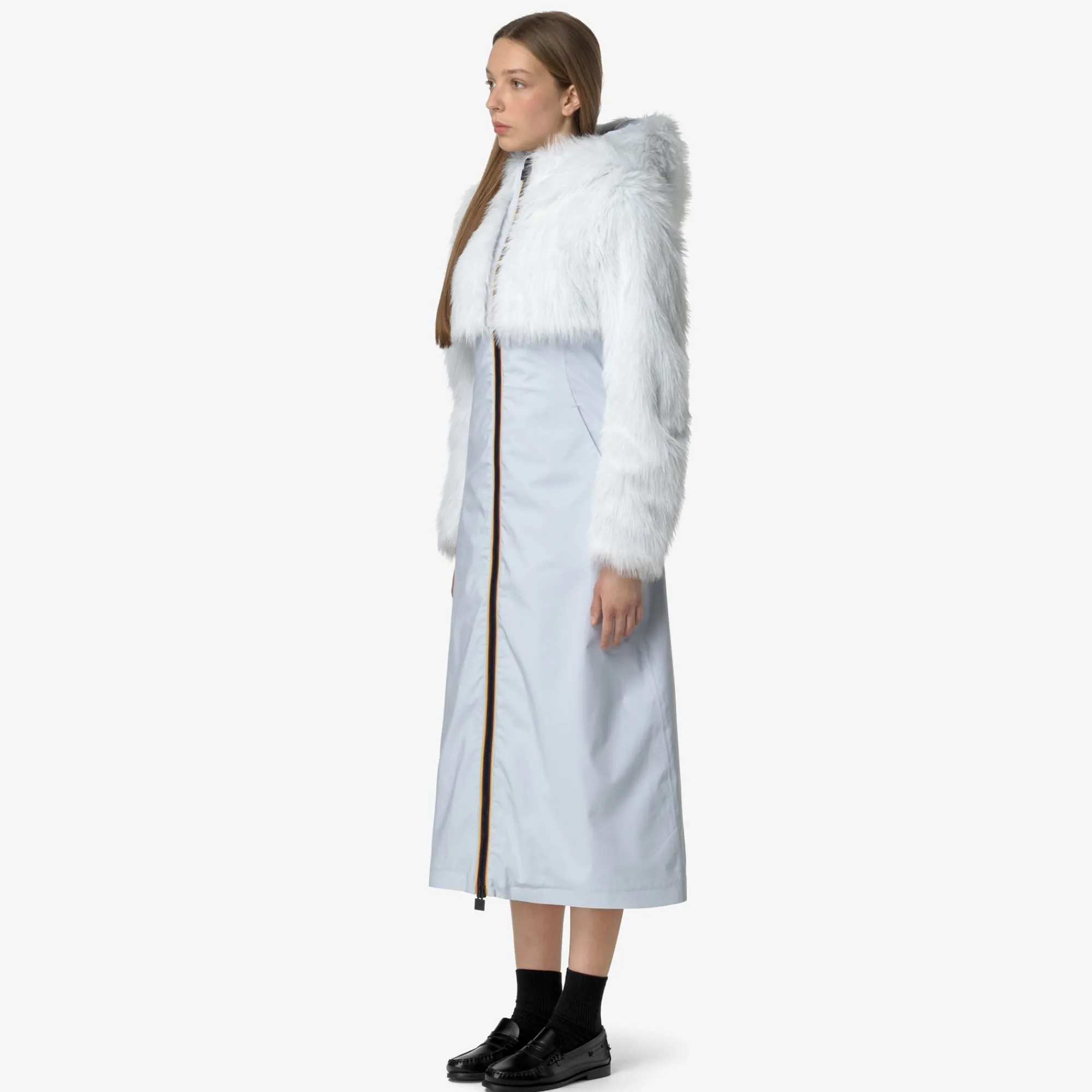 Donna K-Way Piumini E Giacche Lunghe^MENIL ECO FUR BONDED