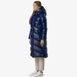 Donna K-Way Piumini E Giacche Lunghe^NEIVEL CRYSTAL CHINTZ THERMO HEAVY