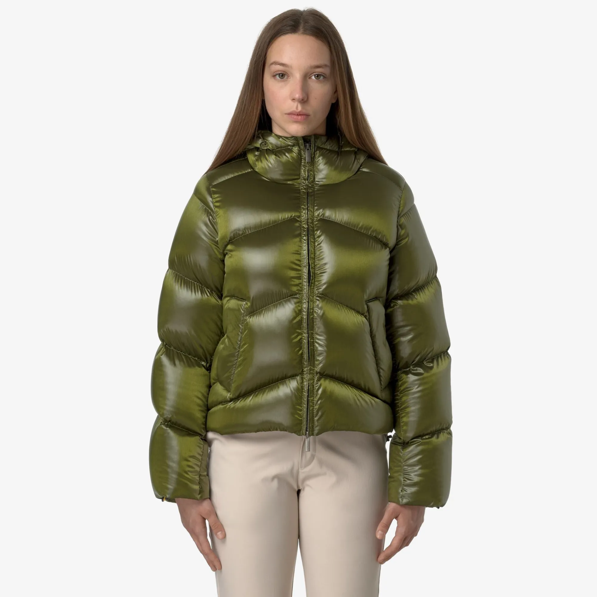 Donna K-Way Giacche Corte^NINEV CRYSTAL CHINTZ THERMO HEAVY