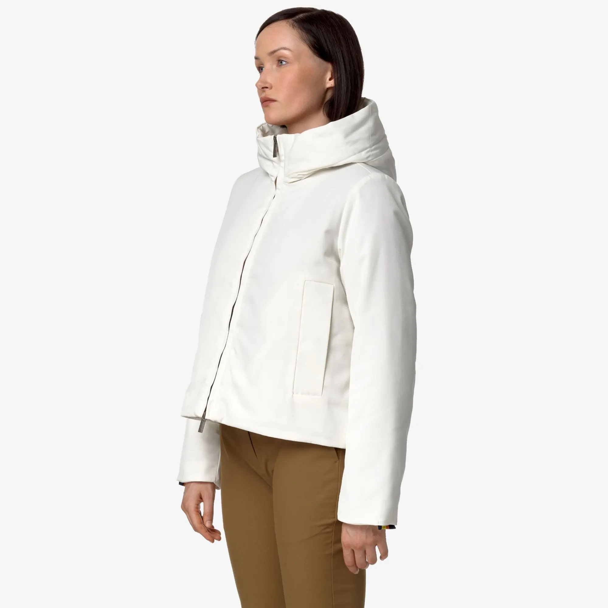 Donna K-Way Giacche Corte^OLGA TWILL FUR