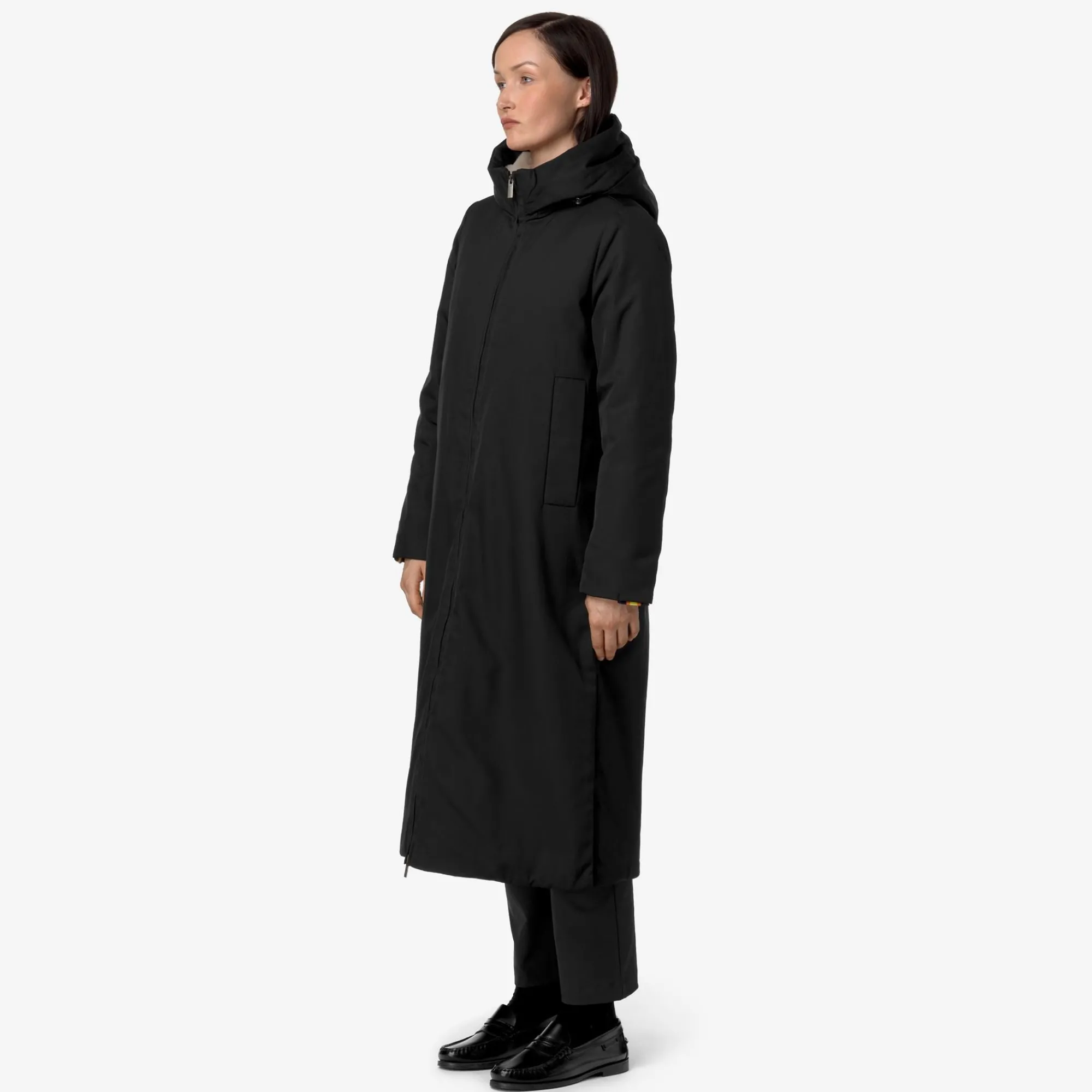 Donna K-Way Piumini E Giacche Lunghe^OLLER TWILL FUR