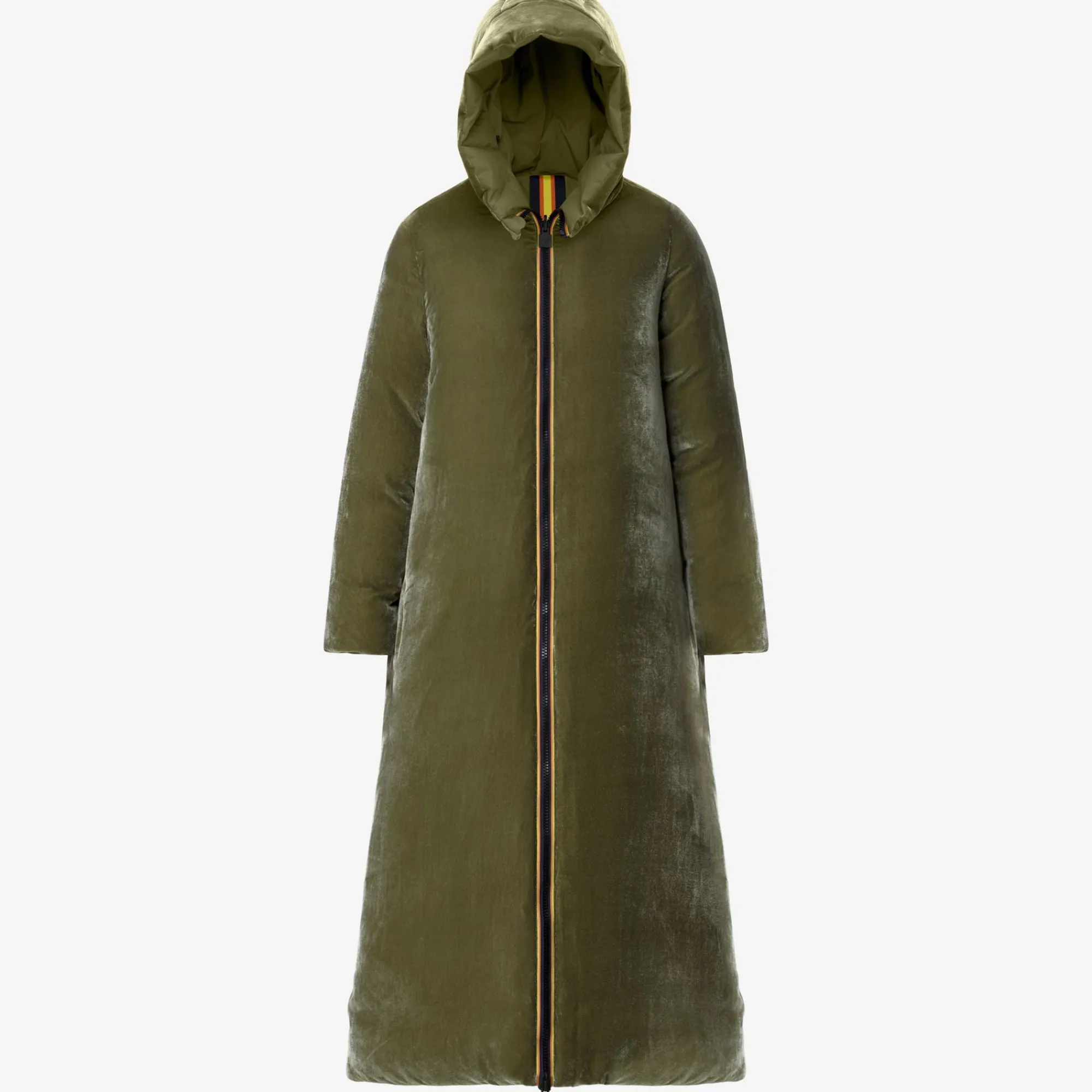 Donna K-Way Piumini E Giacche Lunghe^ORLEN VELVET THERMO REVERSIBLE