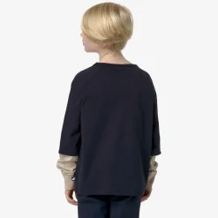 K-Way T-shirt^P. ELMER PEACH REVERSIBLE SLEEVE