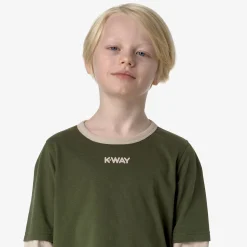 K-Way T-shirt^P. ELMERINE PEACH REVERSIBLE SLEEVES
