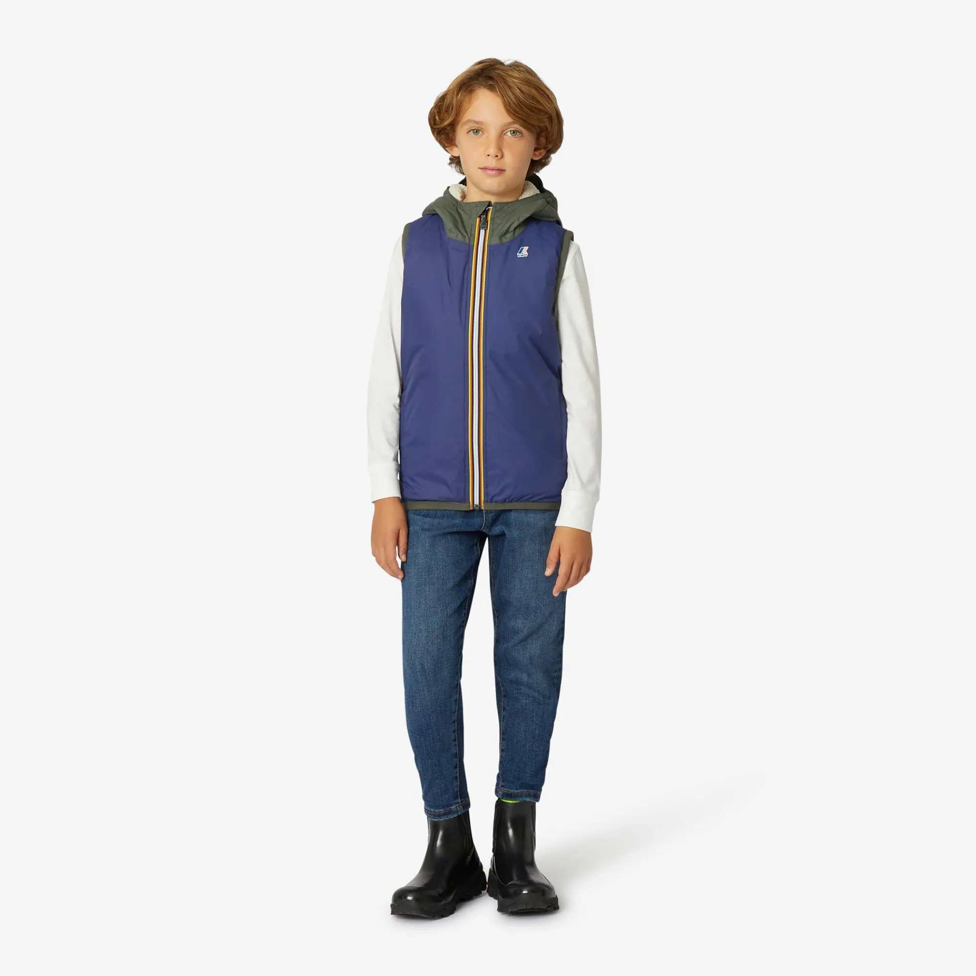 K-Way Gilet|Le Vrai Classiche^P. LE VRAI 3.0 ORLAN ORSETTO