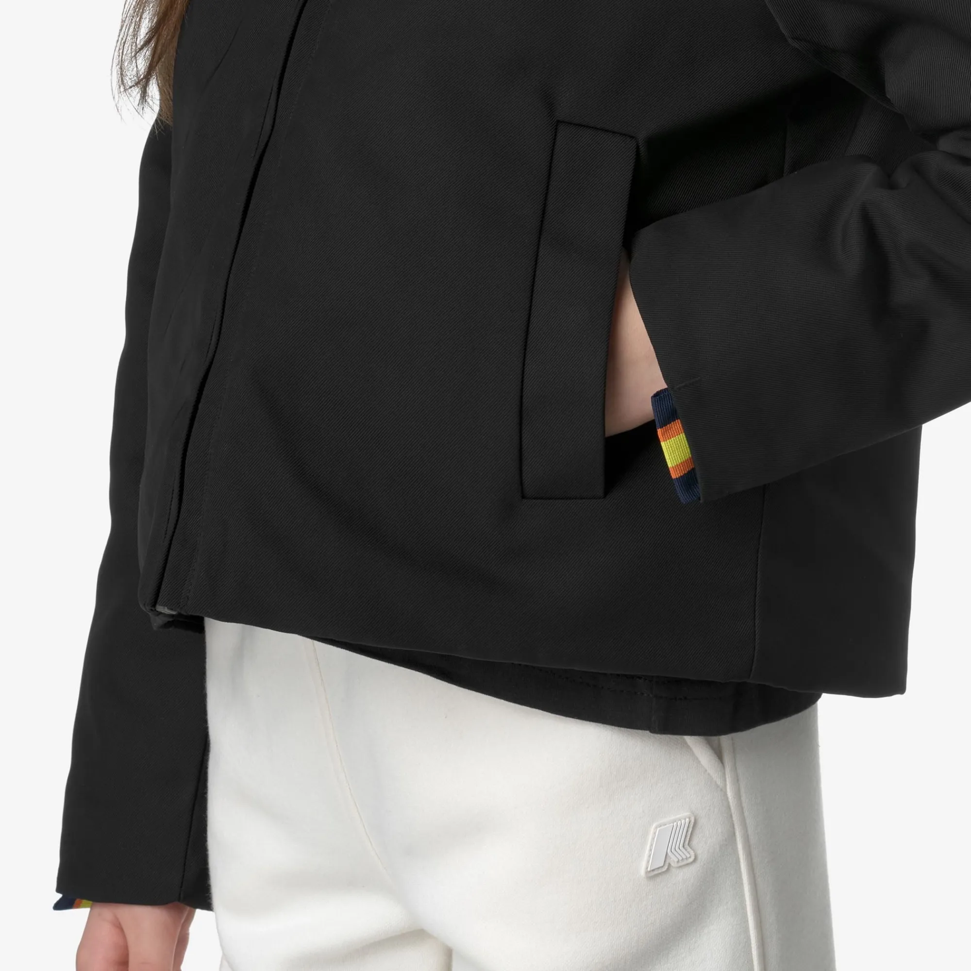 K-Way Giacche Corte^P. OLGA TWILL FUR