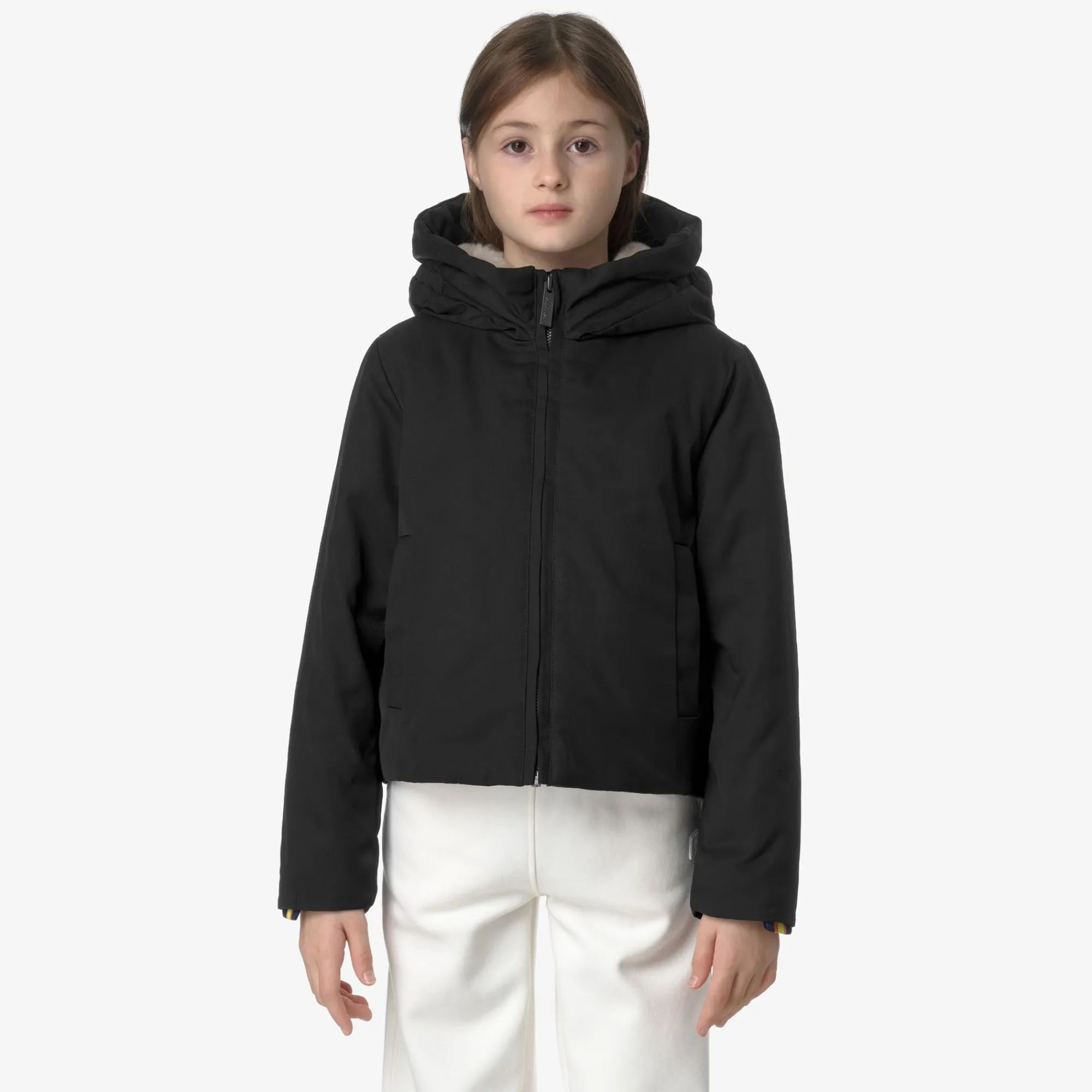 K-Way Giacche Corte^P. OLGA TWILL FUR
