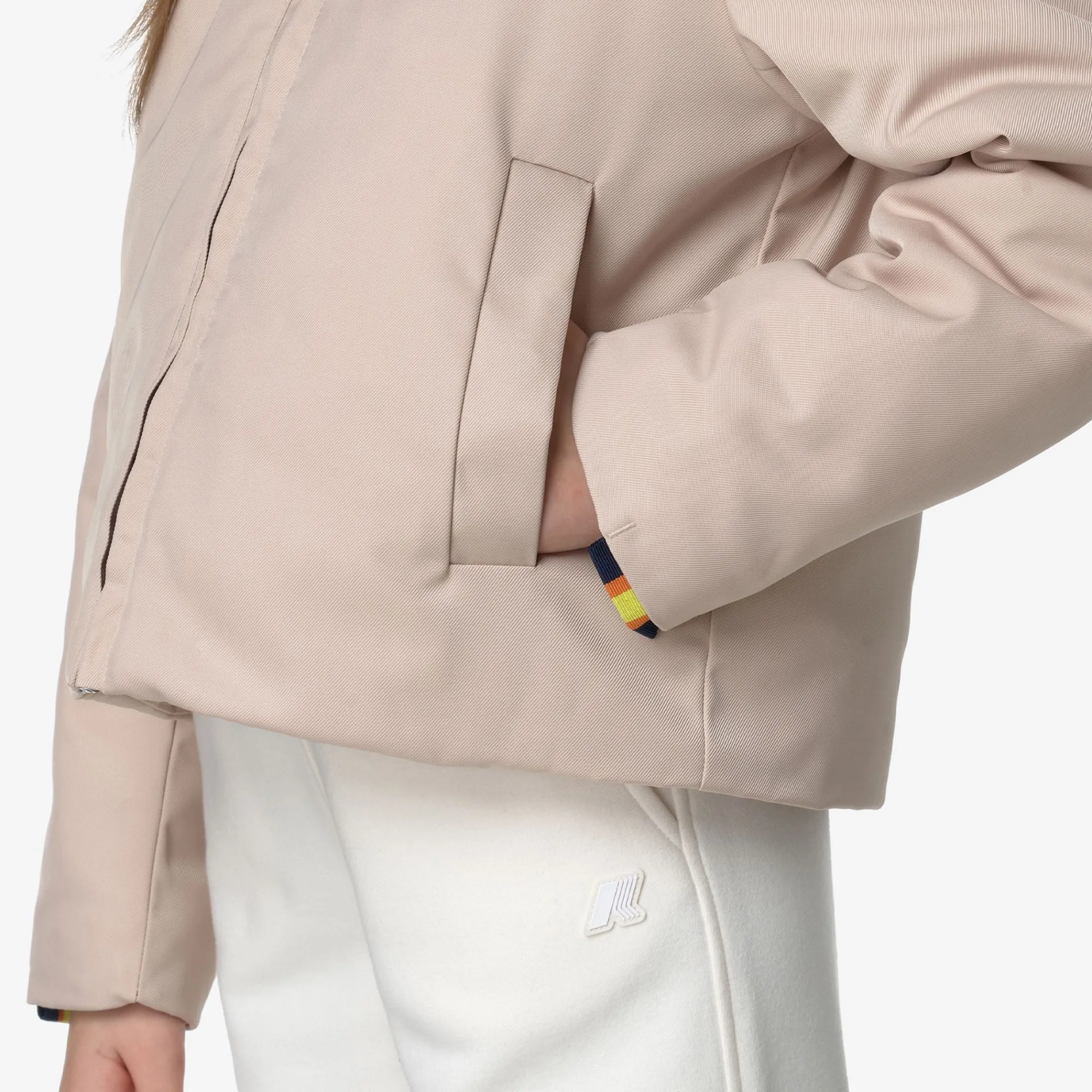 K-Way Giacche Corte^P. OLGA TWILL FUR