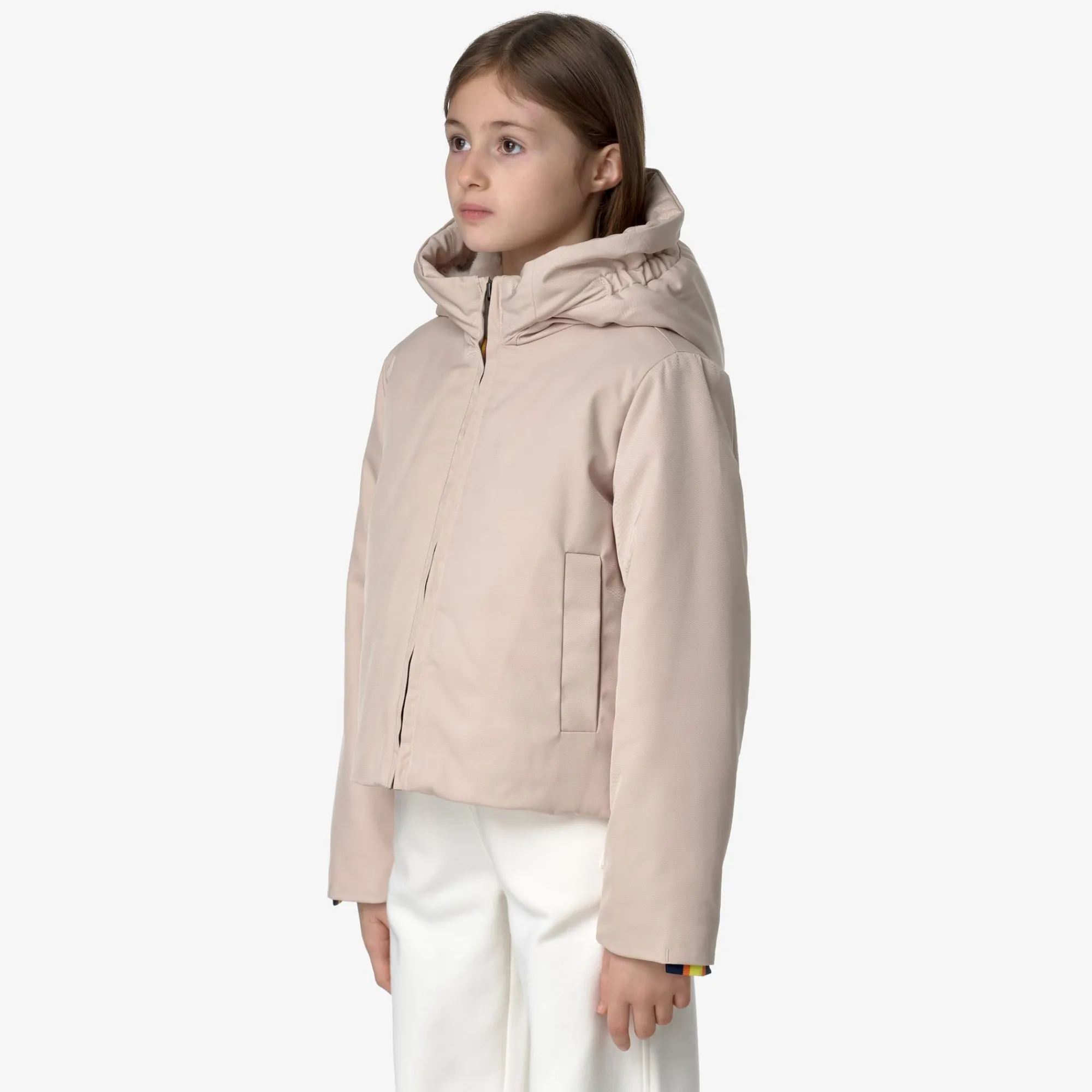 K-Way Giacche Corte^P. OLGA TWILL FUR