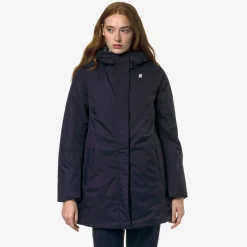 Donna K-Way Piumini E Giacche Lunghe^SOPHIE MICRO RIPSTOP MARMOTTA
