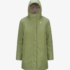 Donna K-Way Piumini E Giacche Lunghe^SOPHIE MICRO RIPSTOP MARMOTTA