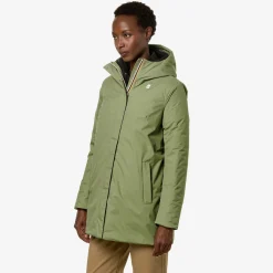 Donna K-Way Piumini E Giacche Lunghe^SOPHIE MICRO RIPSTOP MARMOTTA