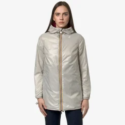 Donna K-Way Piumini E Giacche Lunghe^SOPHIE PLUS.2 REVERSIBLE
