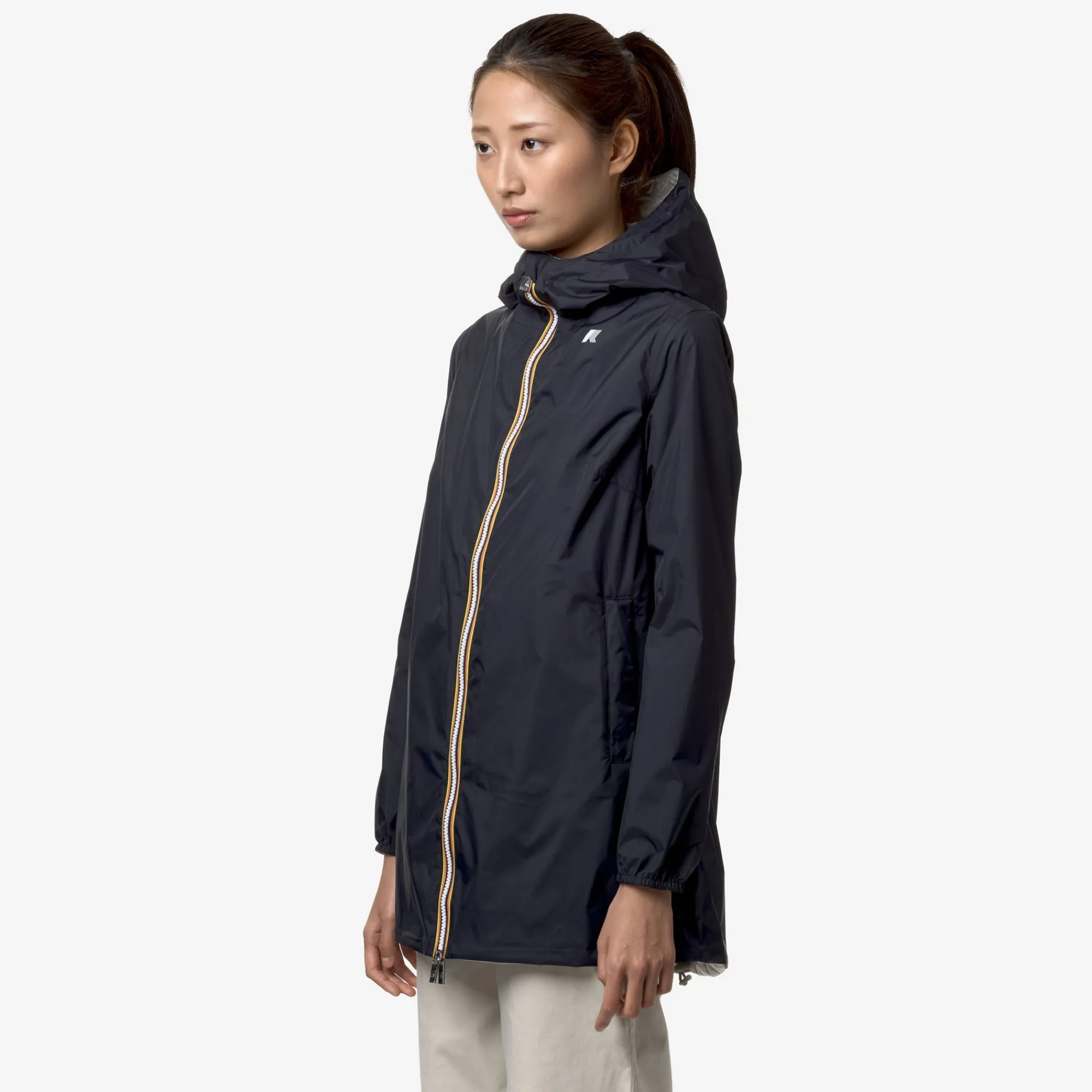 Donna K-Way Piumini E Giacche Lunghe^SOPHIE PLUS.2 REVERSIBLE