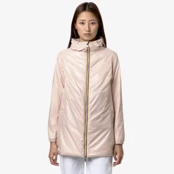 Donna K-Way Piumini E Giacche Lunghe^SOPHIE PLUS.2 REVERSIBLE