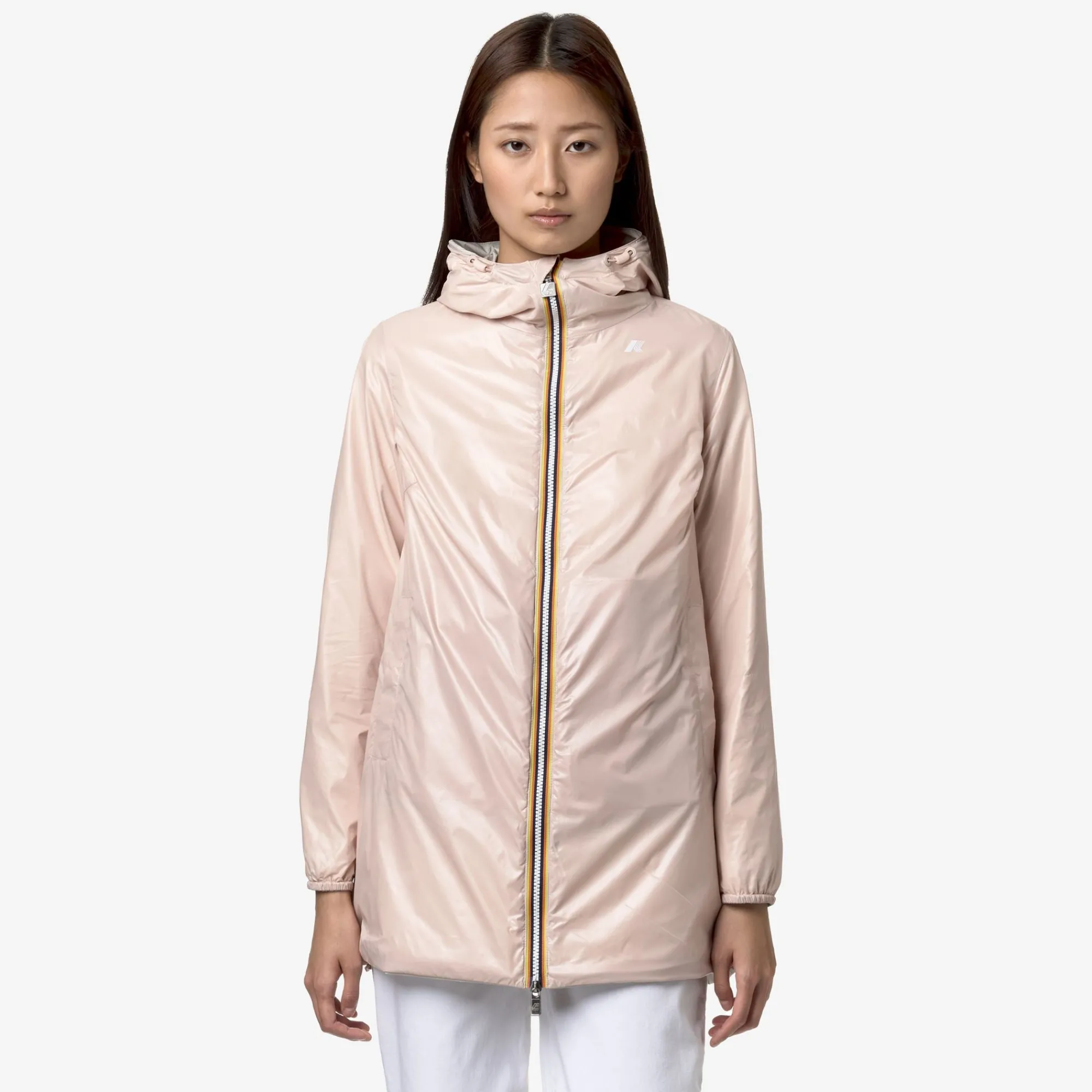 Donna K-Way Piumini E Giacche Lunghe^SOPHIE PLUS.2 REVERSIBLE