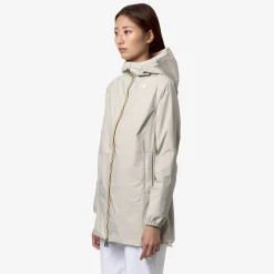 Donna K-Way Piumini E Giacche Lunghe^SOPHIE PLUS.2 REVERSIBLE