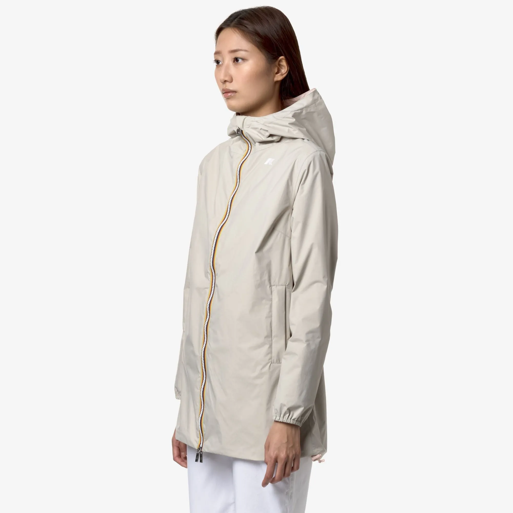 Donna K-Way Piumini E Giacche Lunghe^SOPHIE PLUS.2 REVERSIBLE