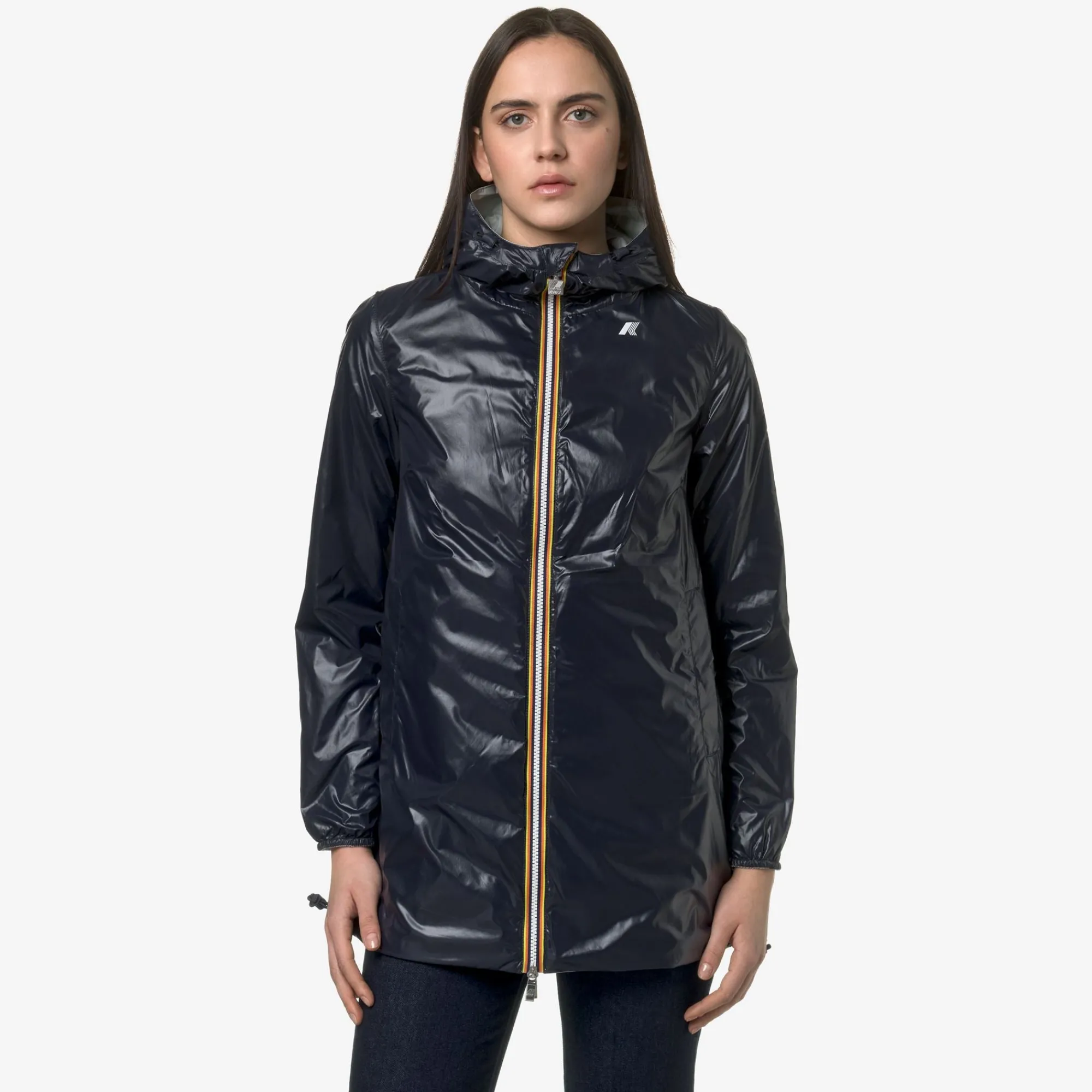 Donna K-Way Piumini E Giacche Lunghe^SOPHIE PLUS.2 REVERSIBLE