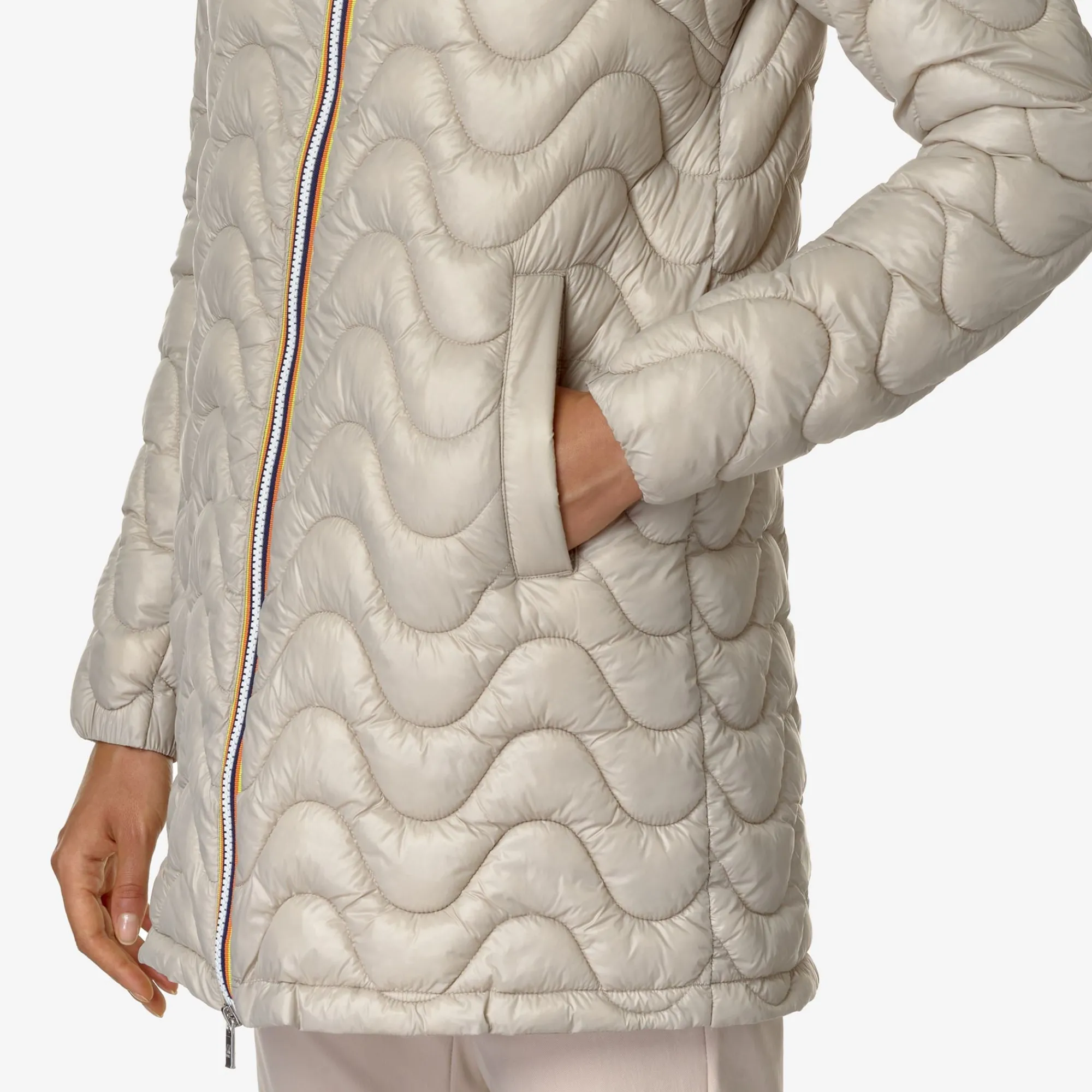 Donna K-Way Piumini E Giacche Lunghe^SOPHIE QUILTED WARM