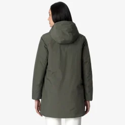 Donna K-Way Piumini E Giacche Lunghe^SOPHIE SOFT TOUCH MARMOTTA