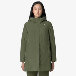 Donna K-Way Piumini E Giacche Lunghe^SOPHIE SOFT TOUCH MARMOTTA