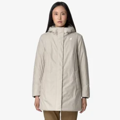 Donna K-Way Piumini E Giacche Lunghe^SOPHIE SOFT TOUCH MARMOTTA