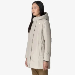 Donna K-Way Piumini E Giacche Lunghe^SOPHIE SOFT TOUCH MARMOTTA