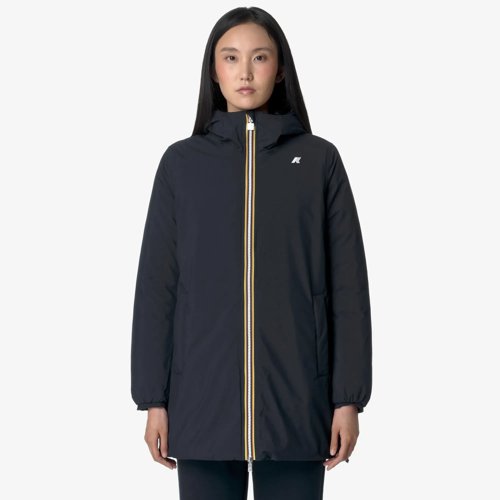 Donna K-Way Piumini E Giacche Lunghe^SOPHIE ST THERMO REVERSIBLE