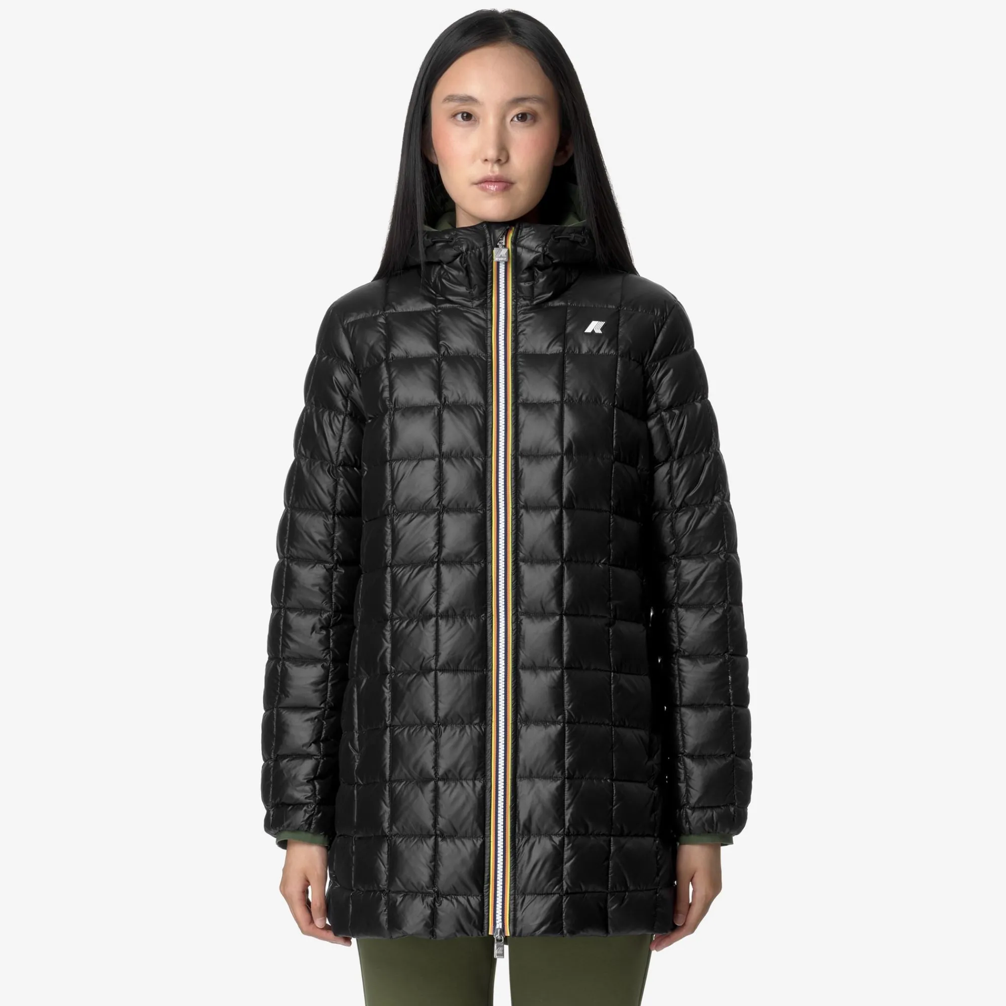 Donna K-Way Piumini E Giacche Lunghe^SOPHIE ST THERMO REVERSIBLE