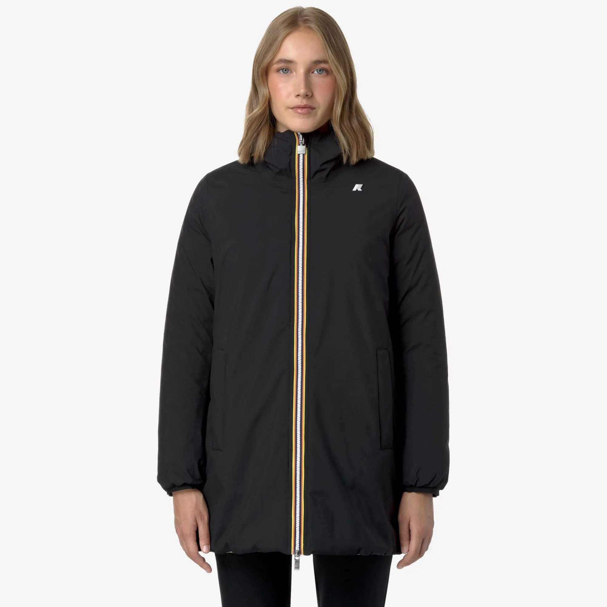 Donna K-Way Piumini E Giacche Lunghe^SOPHIE ST THERMO REVERSIBLE
