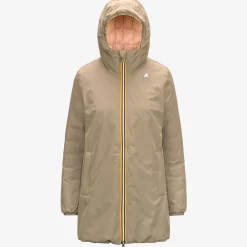 Donna K-Way Piumini E Giacche Lunghe^SOPHIE ST THERMO REVERSIBLE