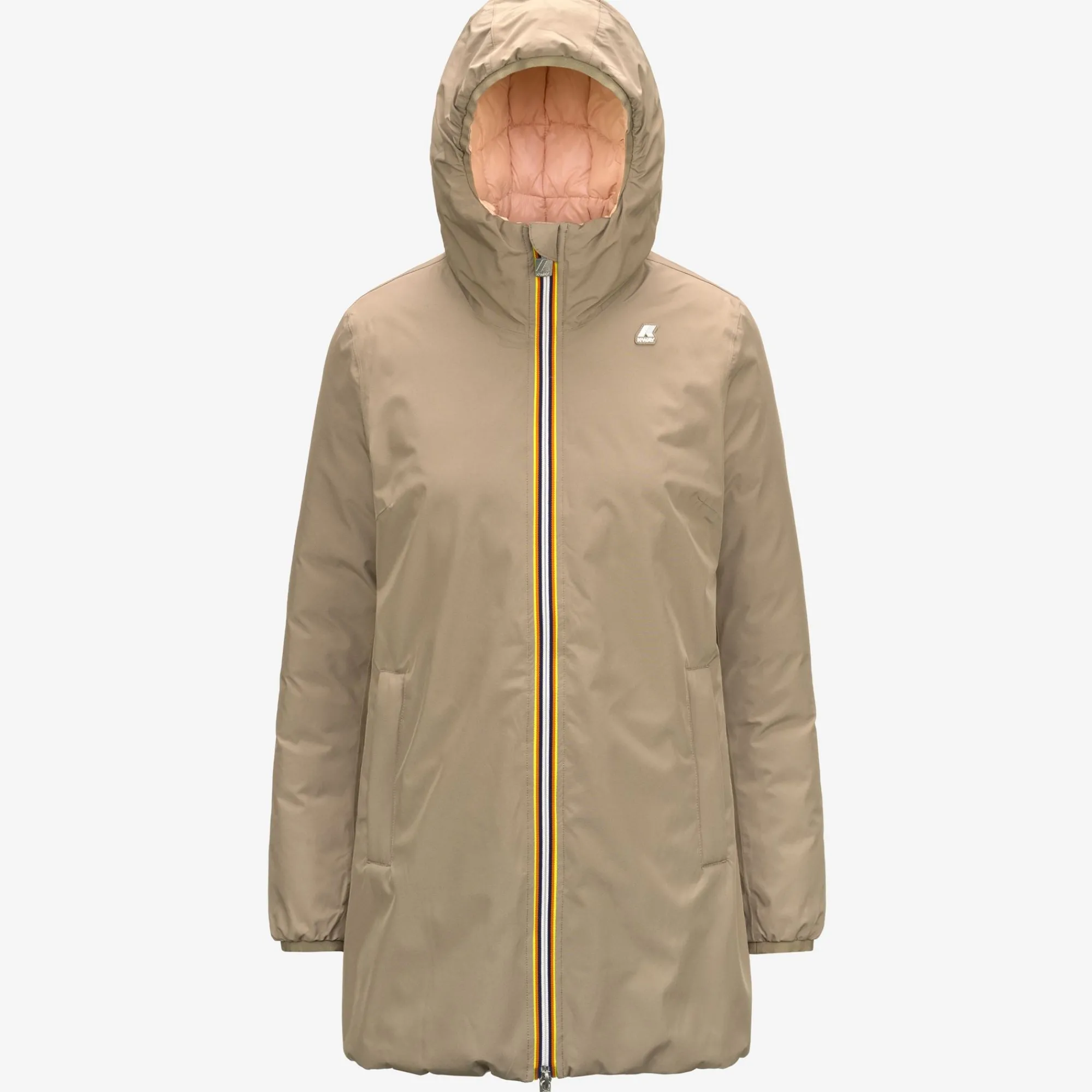 Donna K-Way Piumini E Giacche Lunghe^SOPHIE ST THERMO REVERSIBLE