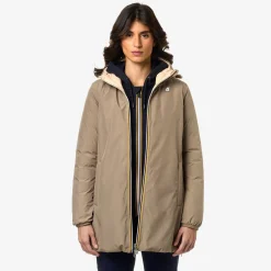 Donna K-Way Piumini E Giacche Lunghe^SOPHIE ST THERMO REVERSIBLE