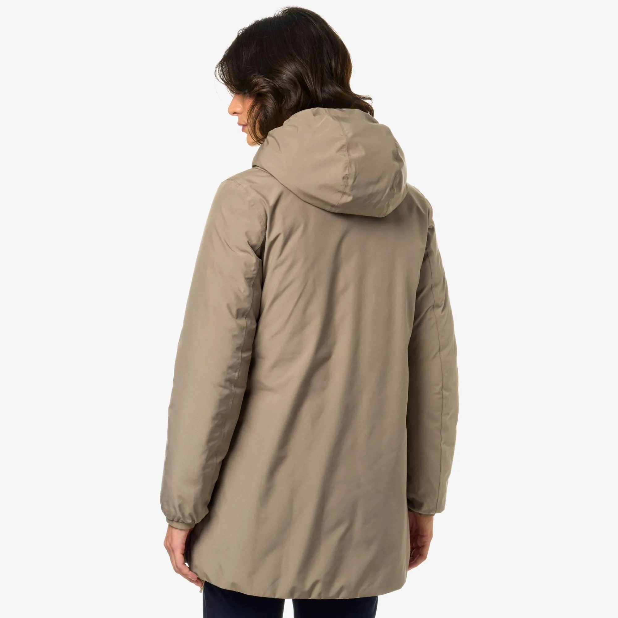 Donna K-Way Piumini E Giacche Lunghe^SOPHIE ST THERMO REVERSIBLE