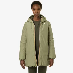 Donna K-Way Piumini E Giacche Lunghe^SOPHIE ST THERMO REVERSIBLE