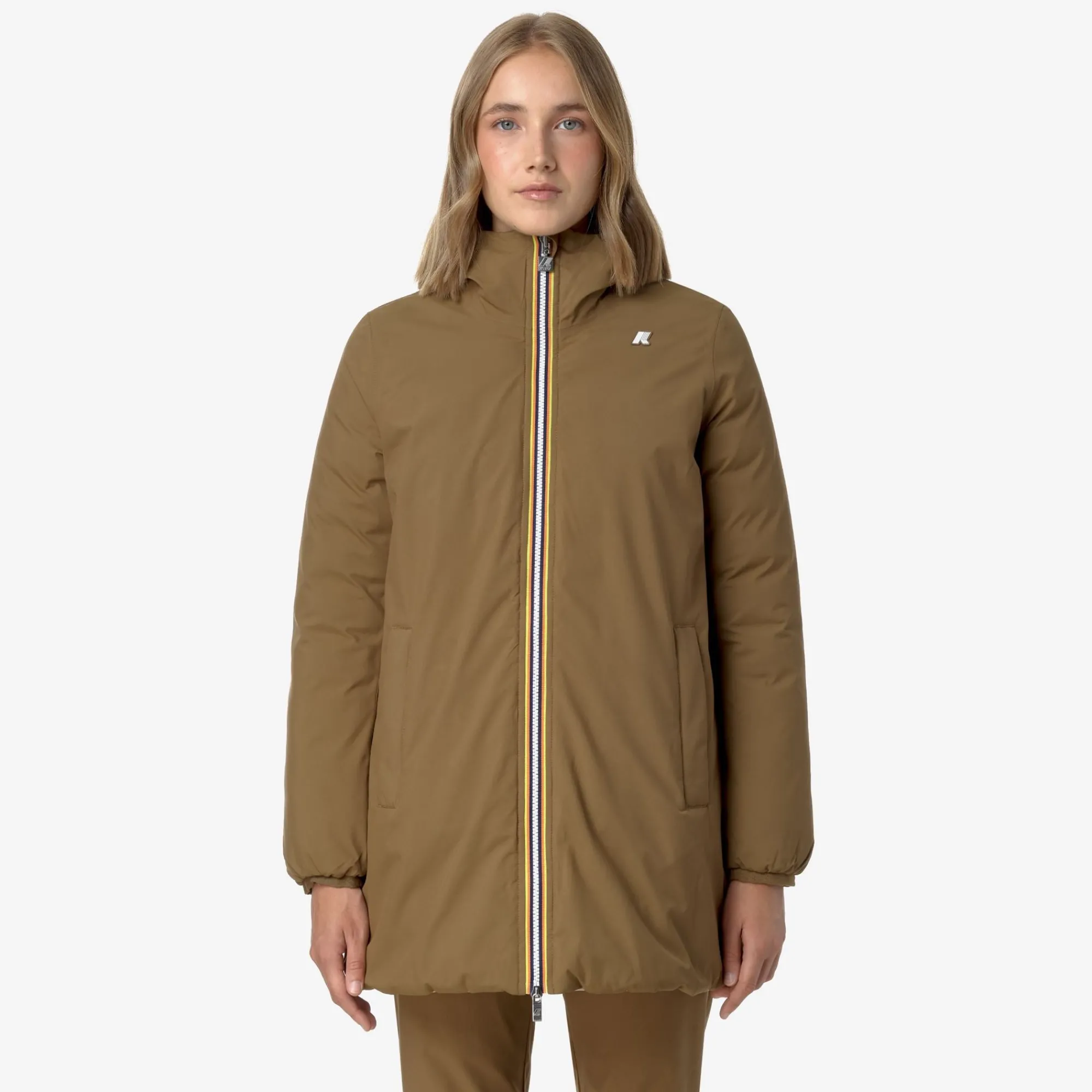 Donna K-Way Piumini E Giacche Lunghe^SOPHIE ST THERMO REVERSIBLE