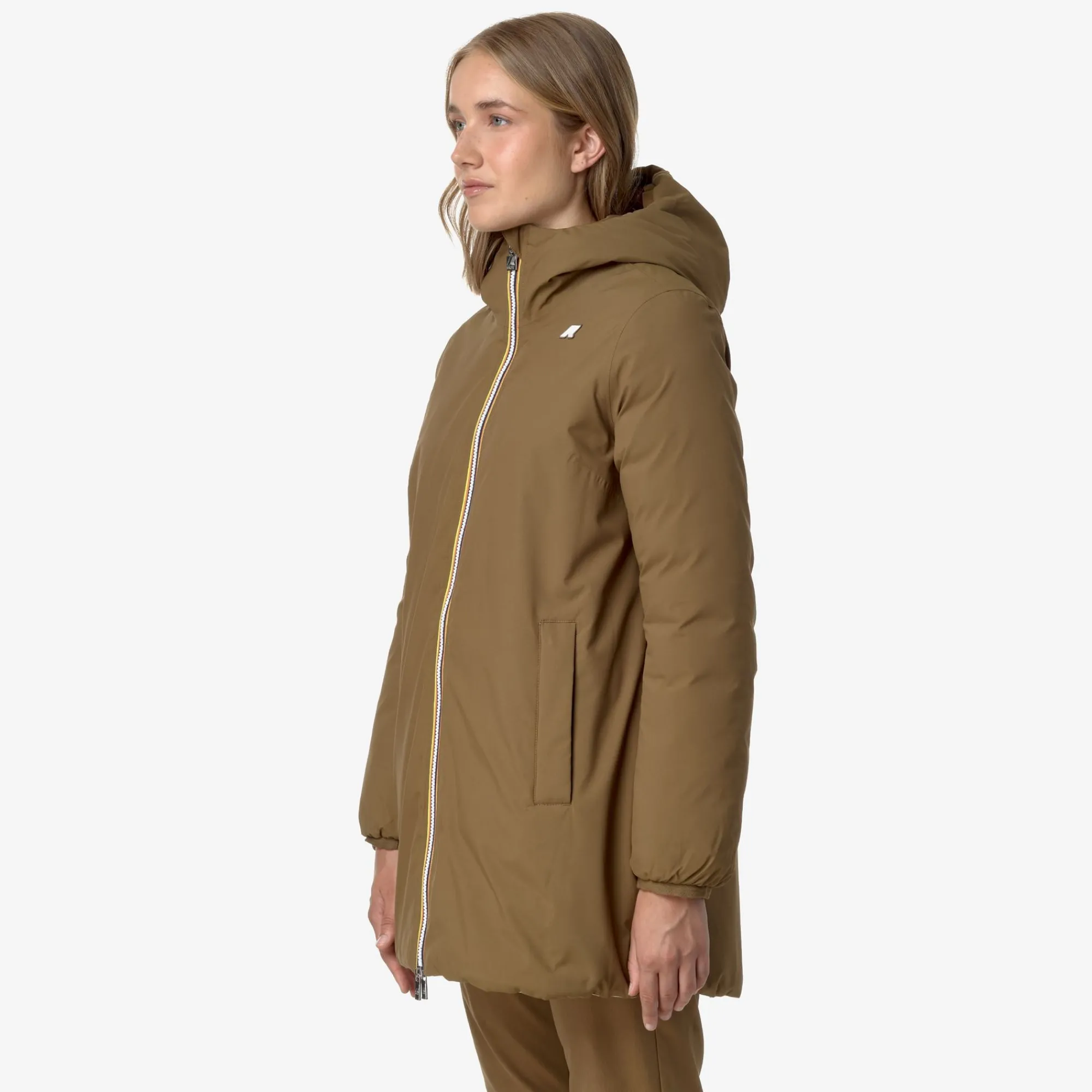 Donna K-Way Piumini E Giacche Lunghe^SOPHIE ST THERMO REVERSIBLE
