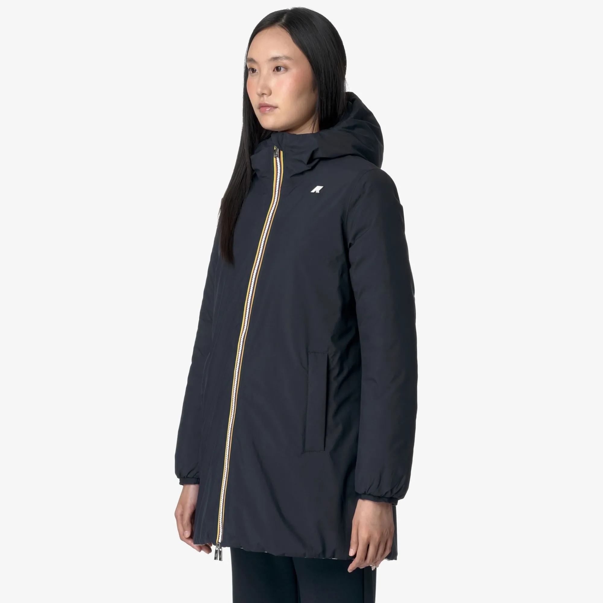 Donna K-Way Piumini E Giacche Lunghe^SOPHIE ST THERMO REVERSIBLE