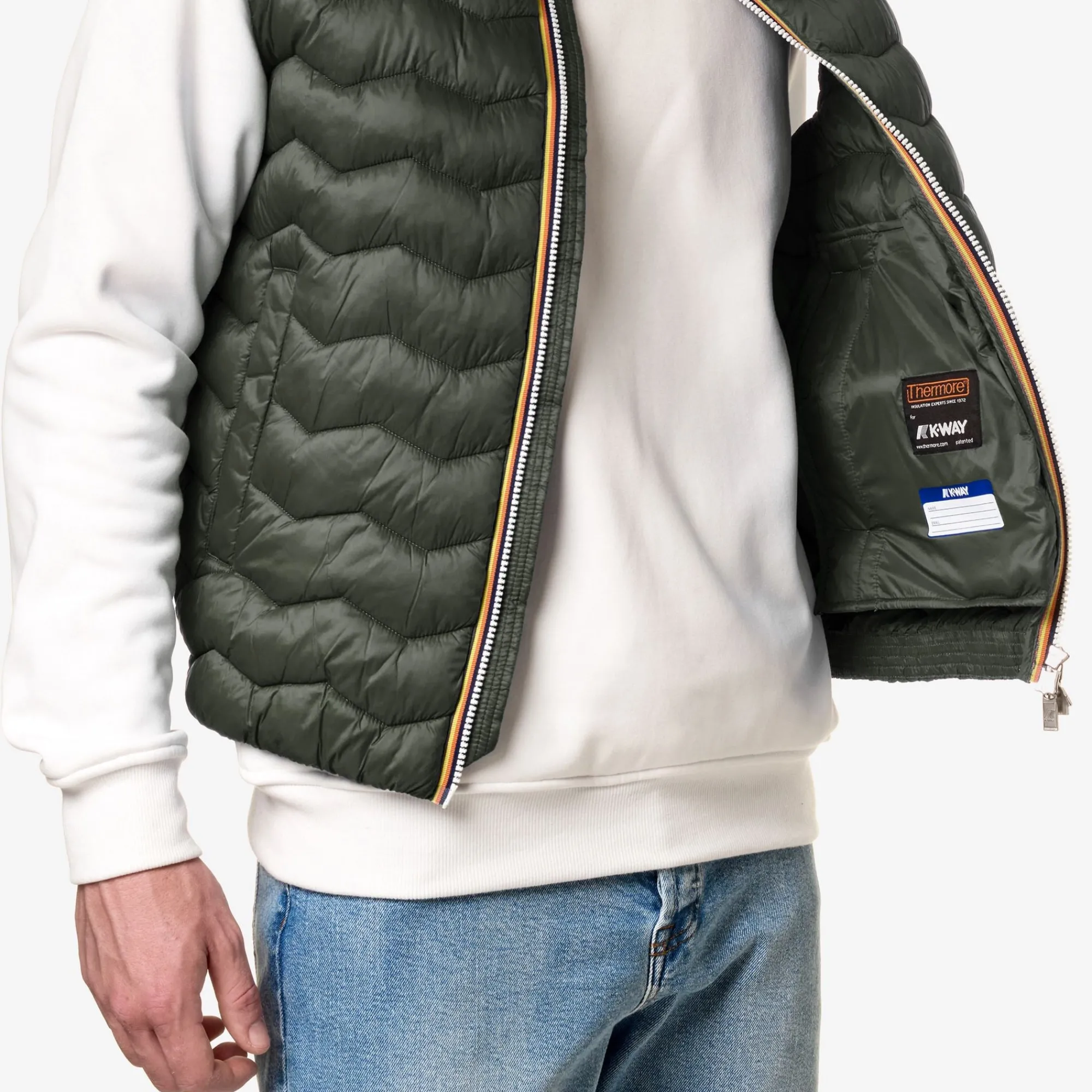 Uomo K-Way Gilet^VALEN QUILTED WARM