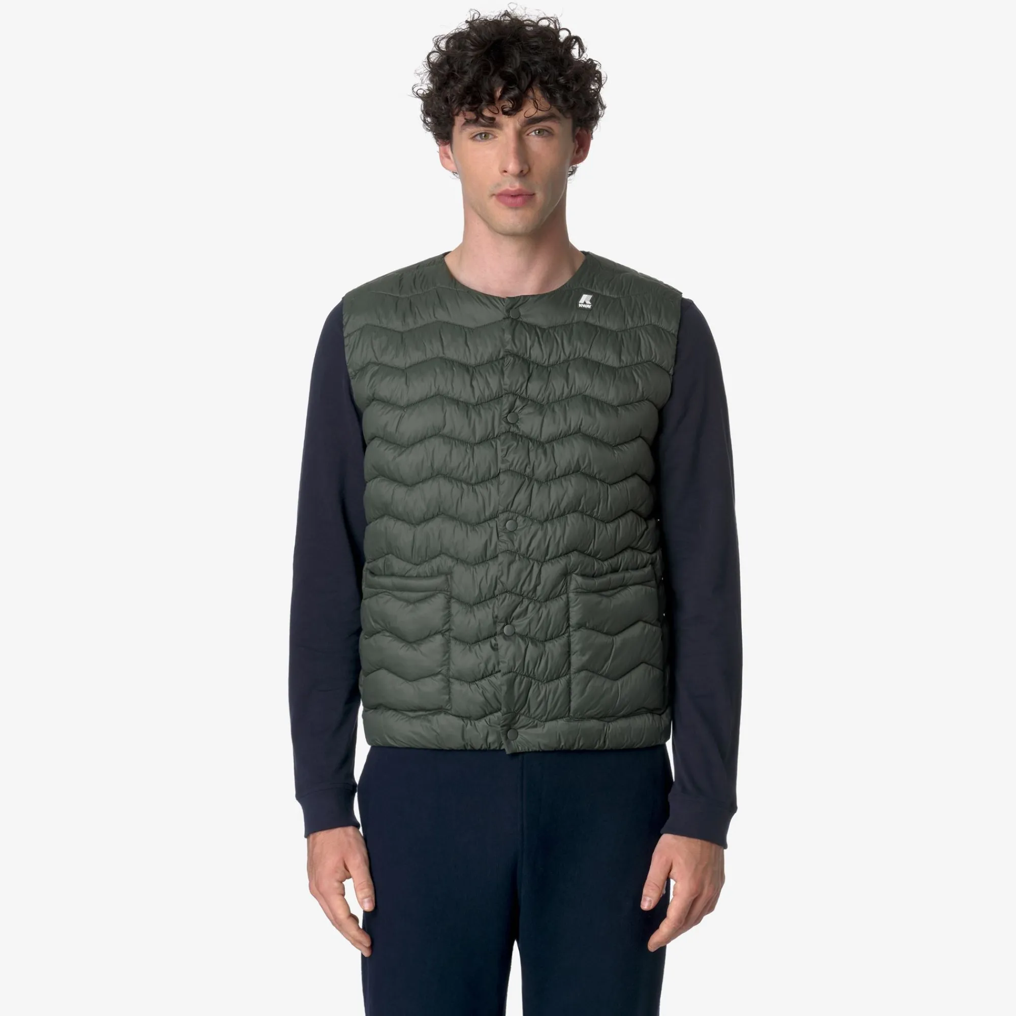 Uomo K-Way Gilet^VALTY QUILTED WARM