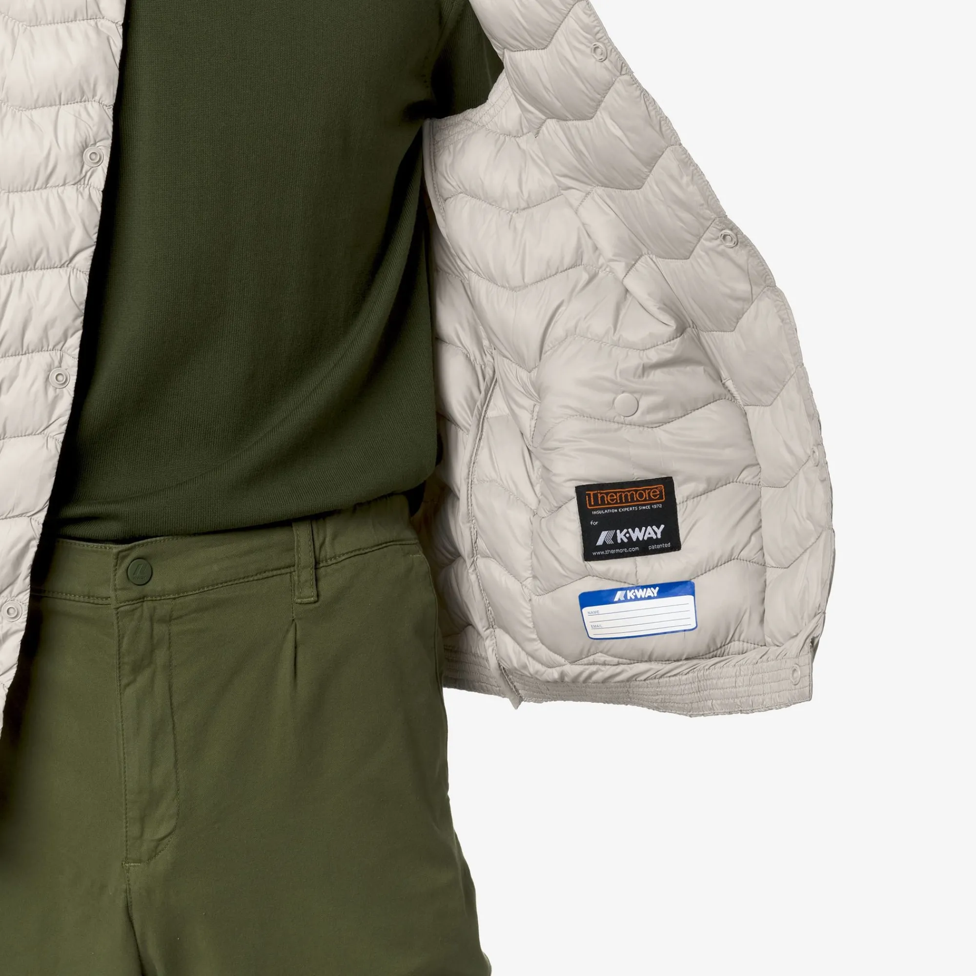 Uomo K-Way Gilet^VALTY QUILTED WARM