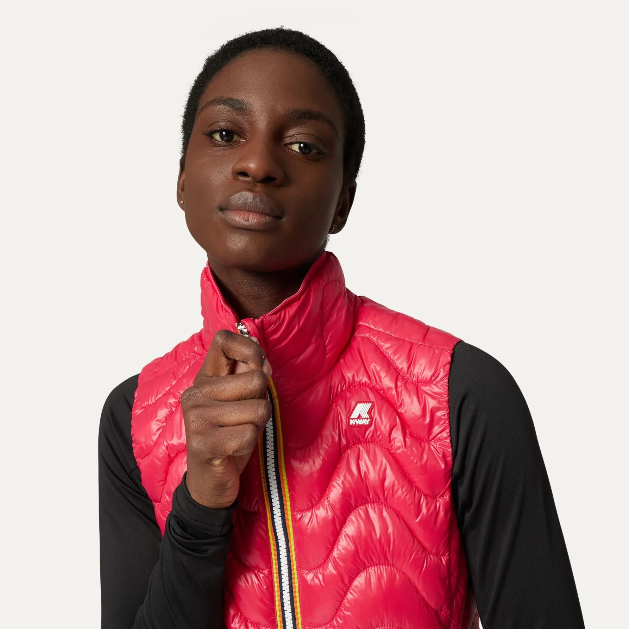 Donna K-Way Gilet^VIOLE QUILTED WARM