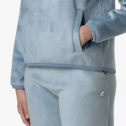 Donna K-Way Felpe^VIV VELOUR POLAR