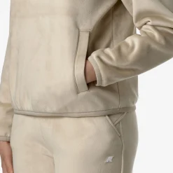 Donna K-Way Felpe^VIV VELOUR POLAR